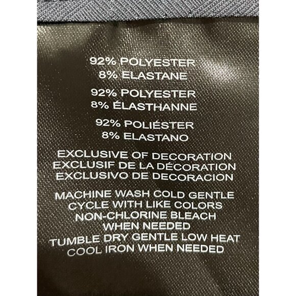 Hang Ten Mens Plaid Navy Blue Polyester/Elastane Shorts Size 38 - Picture 9 of 14